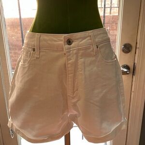 Levi’s White Denim Shorts - Size 12/31